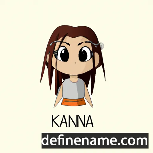 cartoon of the name Kaikaina