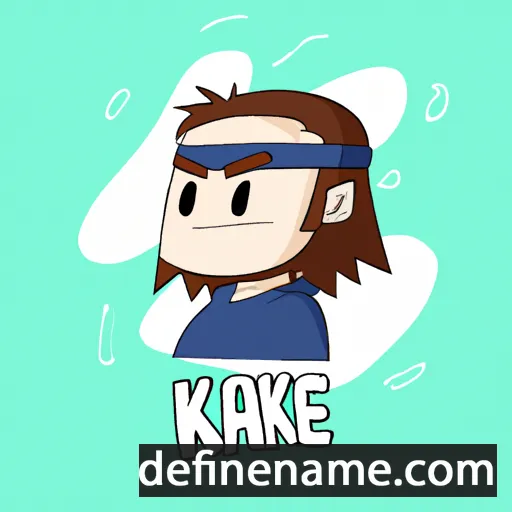 cartoon of the name Kaike