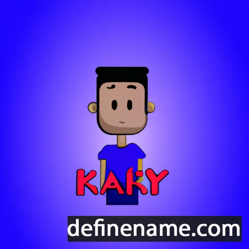 cartoon of the name Kaiky