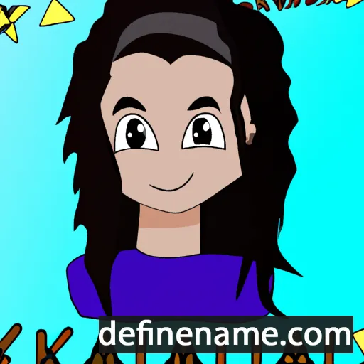 cartoon of the name Kailah