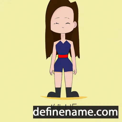 cartoon of the name Kailaine