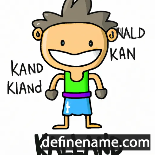 cartoon of the name Kailand