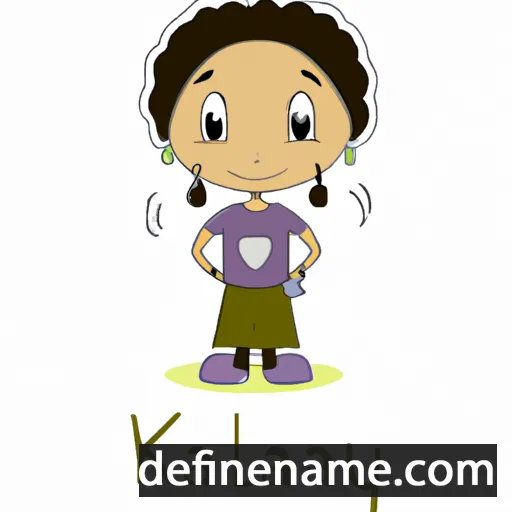 cartoon of the name Kailany