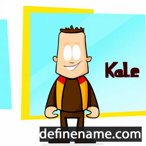 cartoon of the name Kaile