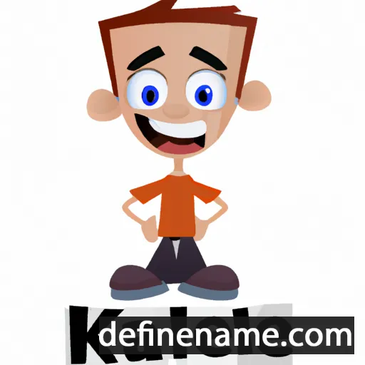 cartoon of the name Kaile