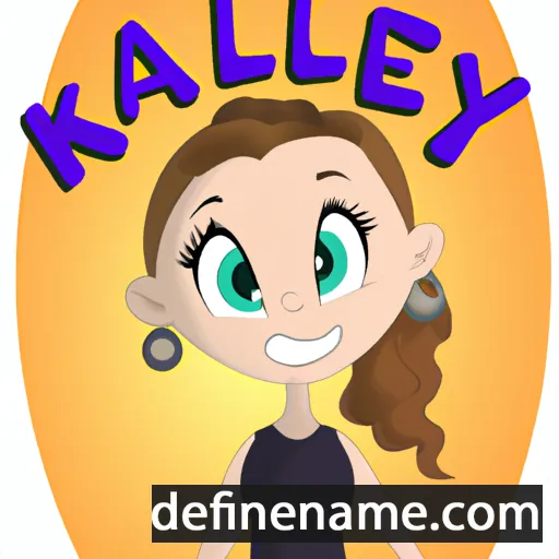 cartoon of the name Kailley