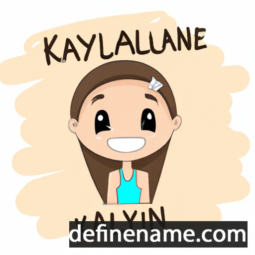 cartoon of the name Kailynne