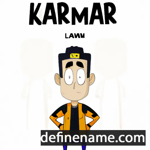 cartoon of the name Kaimar