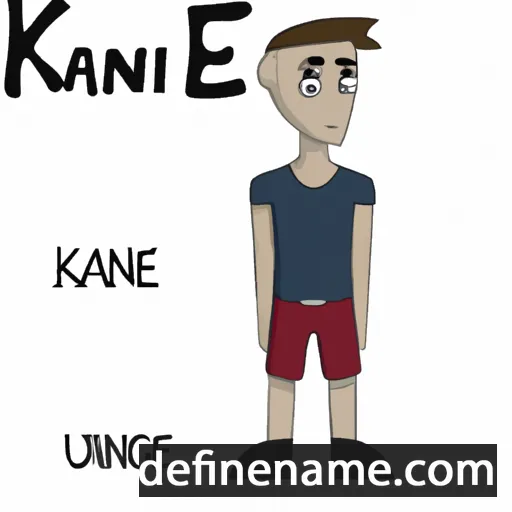 cartoon of the name Kaine