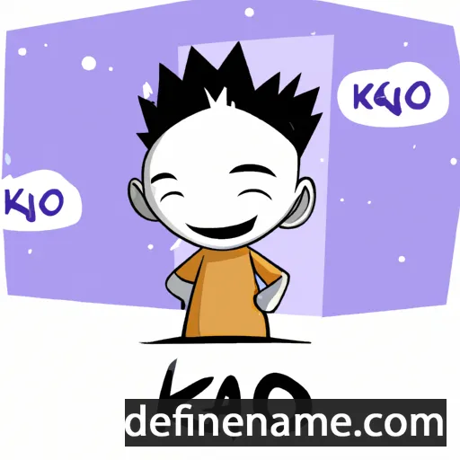 cartoon of the name Kaio