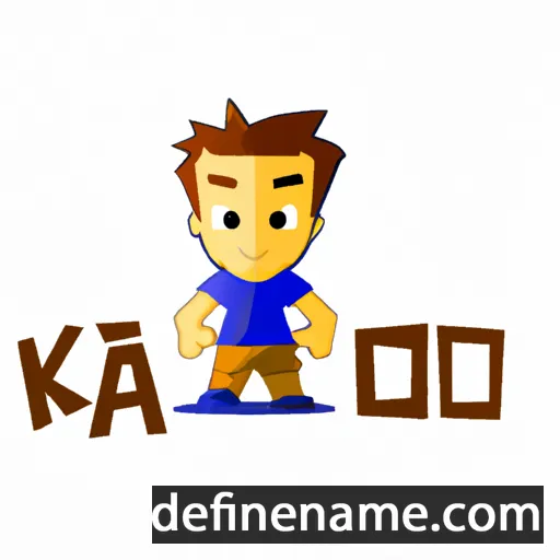 cartoon of the name Kaio