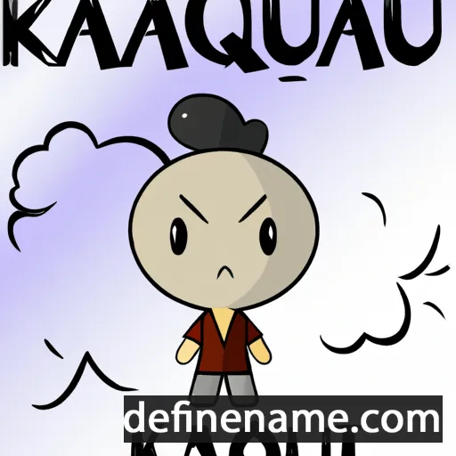 cartoon of the name Kaiqui