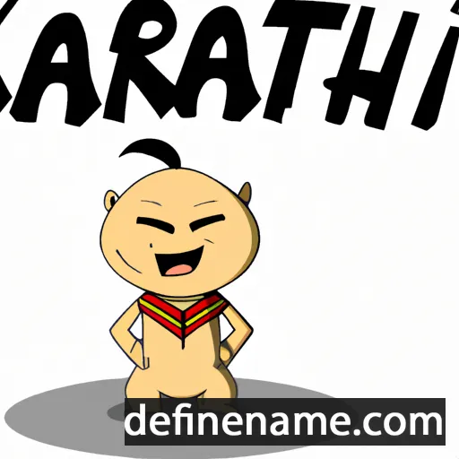 cartoon of the name Kairat