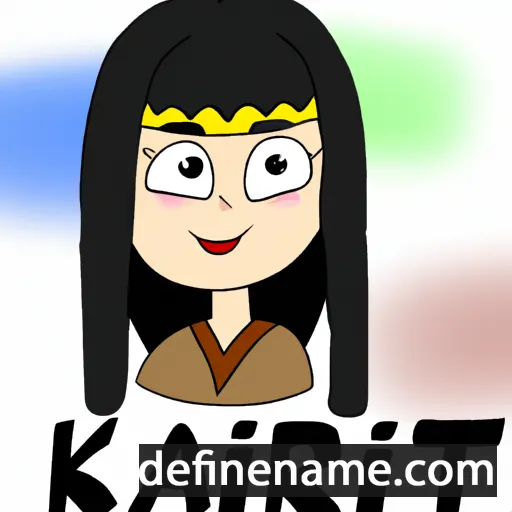 cartoon of the name Kairit