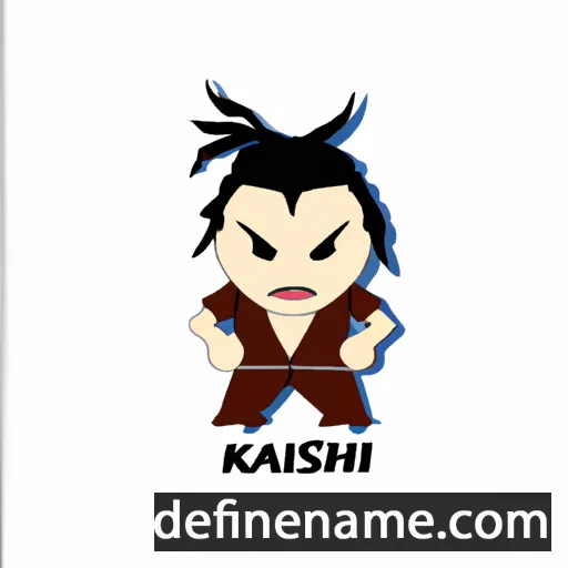 cartoon of the name Kaishin