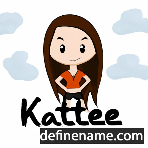 cartoon of the name Kaitee