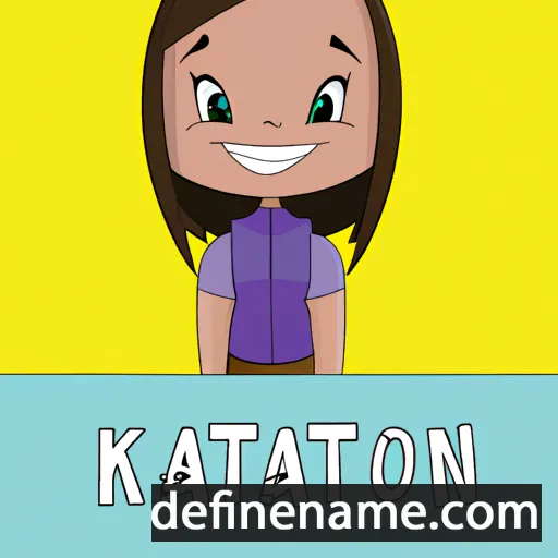 cartoon of the name Kaitelyn