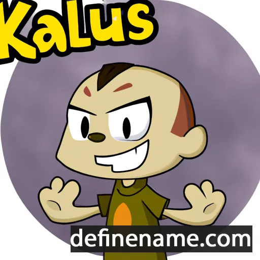 cartoon of the name Kaius