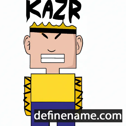 cartoon of the name Kaizer