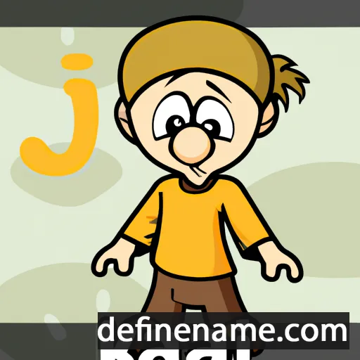 cartoon of the name Kaj