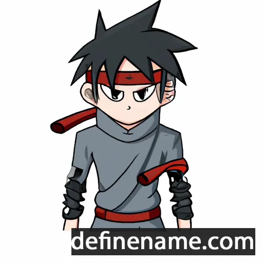 cartoon of the name Kakashi