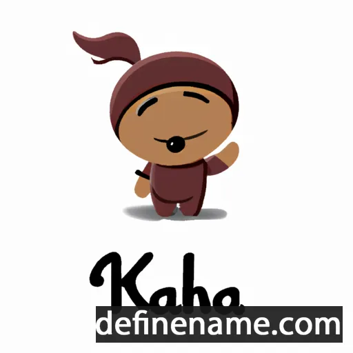 cartoon of the name Kakha