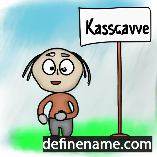 cartoon of the name Kakhvise