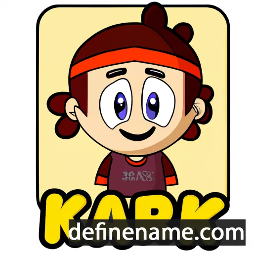 cartoon of the name Kakir