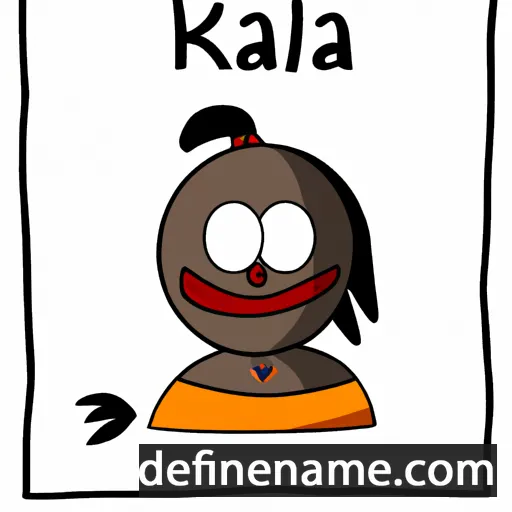 cartoon of the name Kalaka