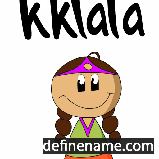 cartoon of the name Kalaki