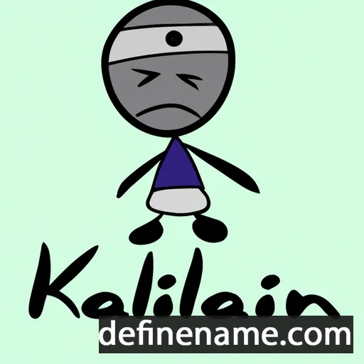 cartoon of the name Kalanit