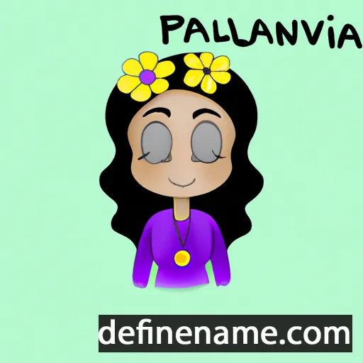 cartoon of the name Kalawina