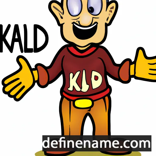 cartoon of the name Kaldi