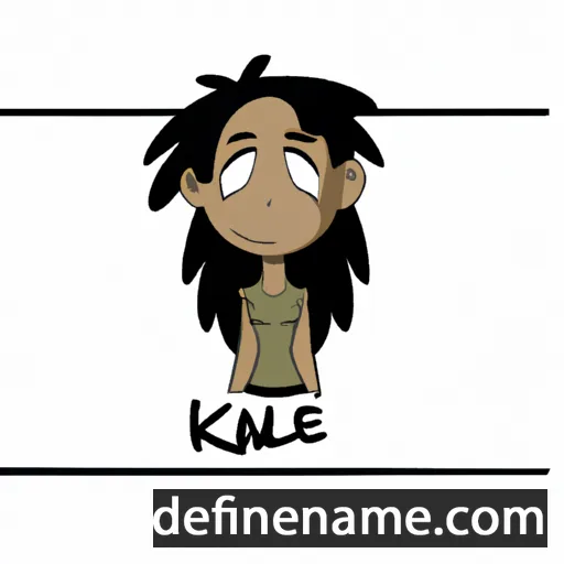 cartoon of the name Kalei