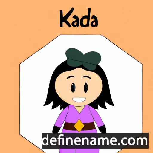 cartoon of the name Kaleida