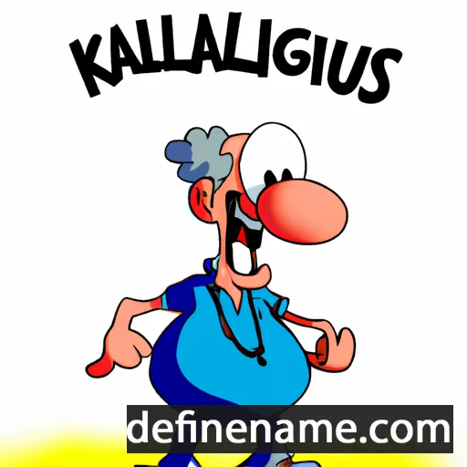 Kaligoulas cartoon