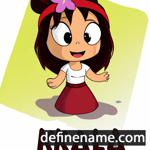 cartoon of the name Kalika