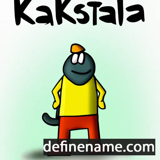 cartoon of the name Kaliksta