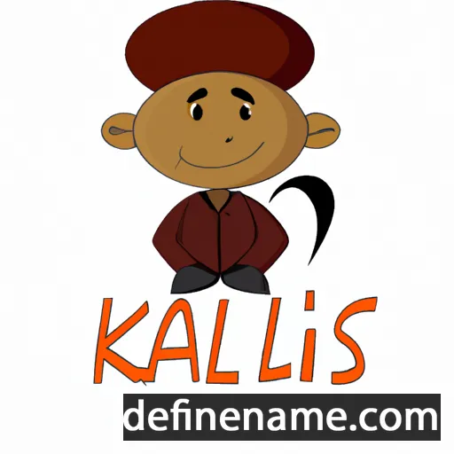 cartoon of the name Kalisi