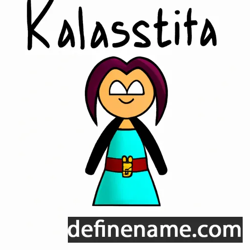 Kalistiaanna cartoon