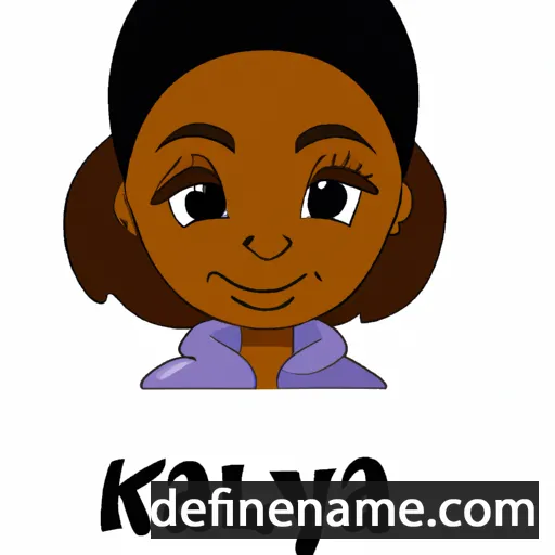 cartoon of the name Kaliya