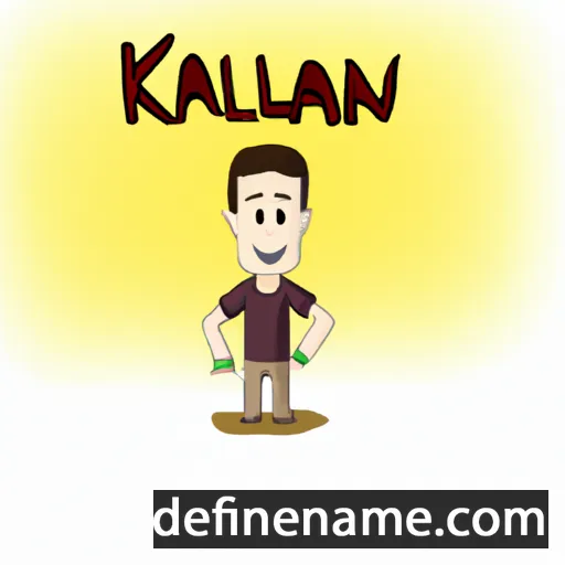 cartoon of the name Kallan