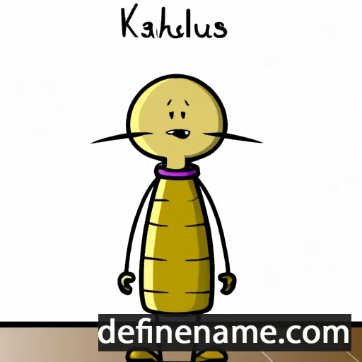 cartoon of the name Kallixtusz