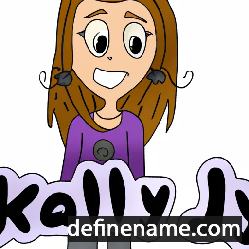 cartoon of the name Kally