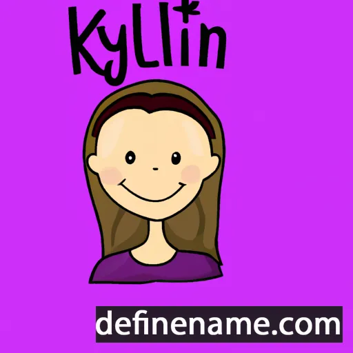 cartoon of the name Kallyn