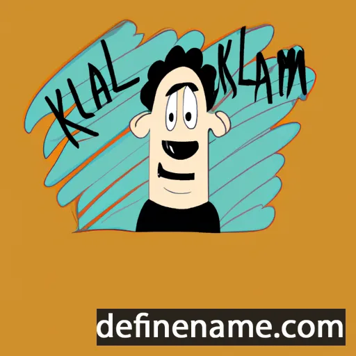 cartoon of the name Kalman