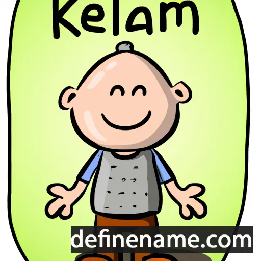 cartoon of the name Kalmen