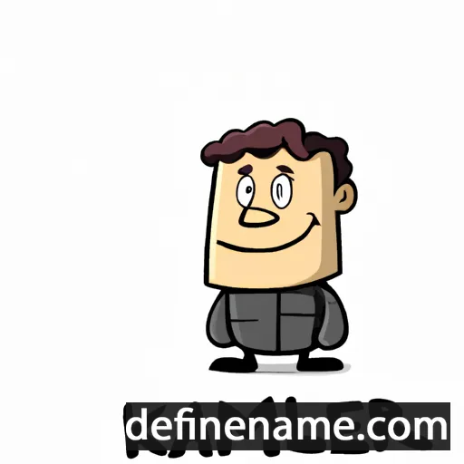 cartoon of the name Kalmer