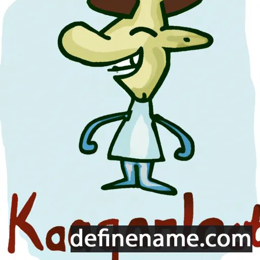 cartoon of the name Kalogreant