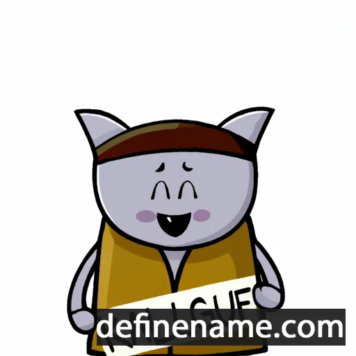 cartoon of the name Kaltag